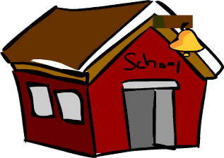 School moving clipart animation