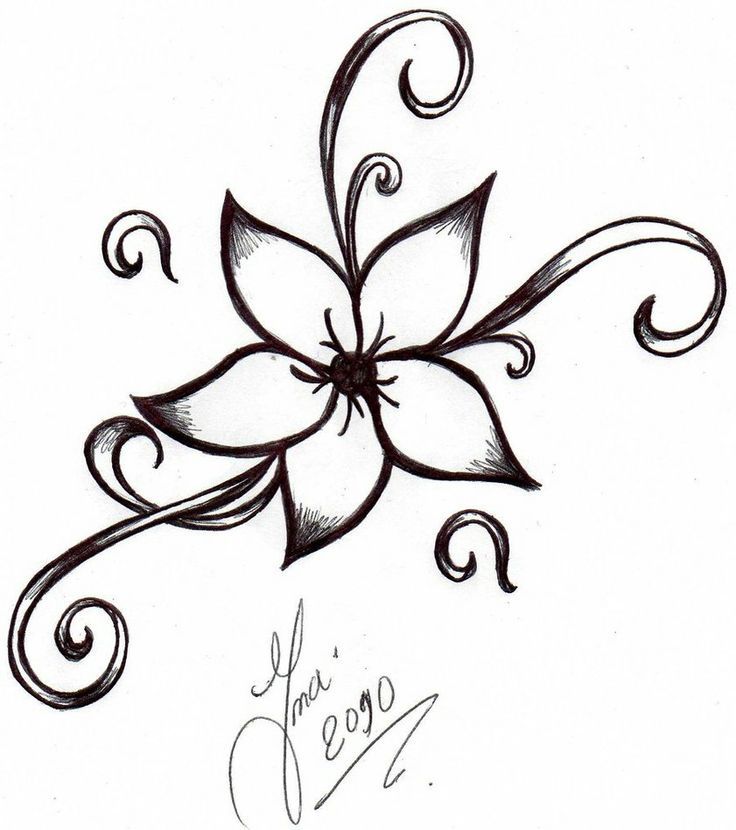 Flowers Drawing Doodles Henna 32 Ideas Drawing Flowers Cute