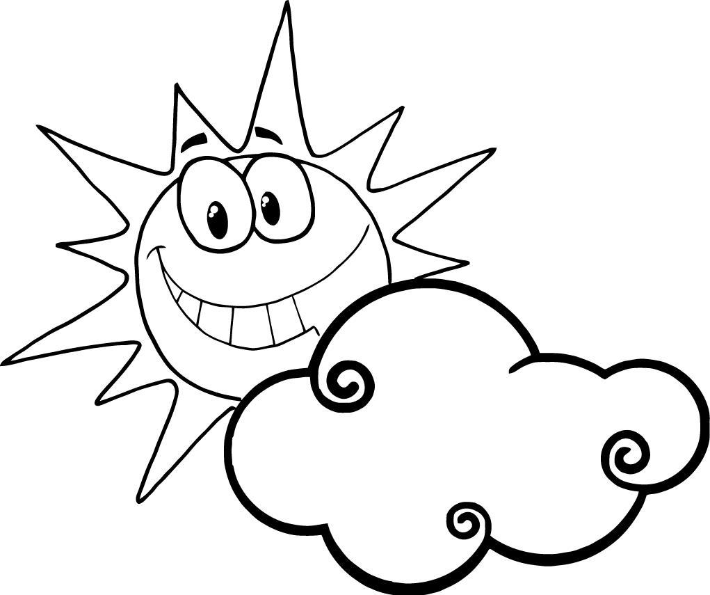 Coloring Pages Of Clouds - AZ Coloring Pages