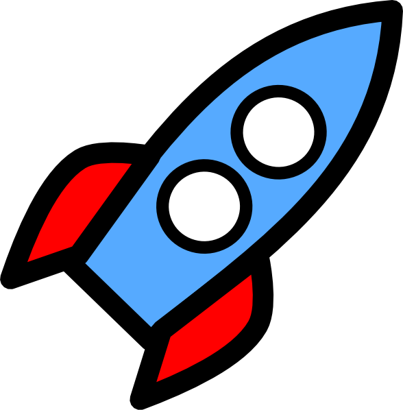 425 views Rocket ship clipart