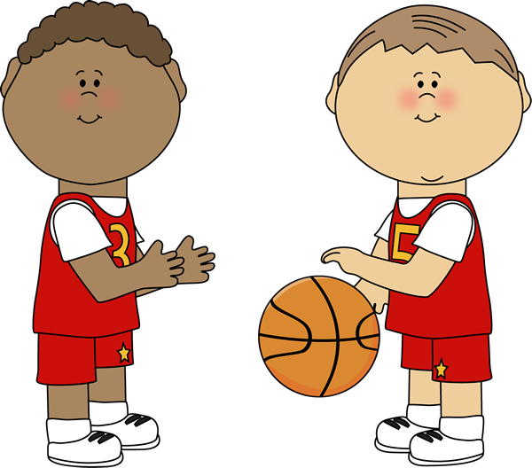 Boys Basketball Team Clipart