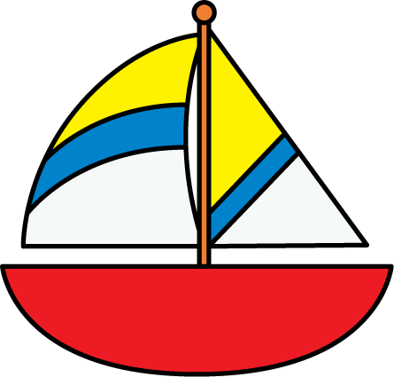 Clipart sailing boat