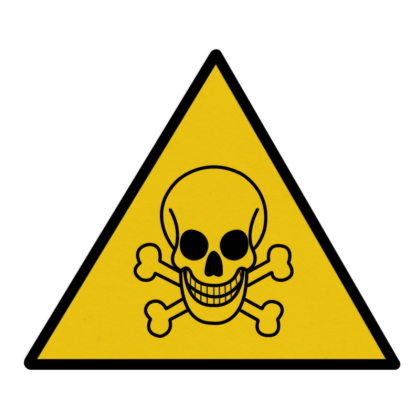 Poison sign clipart