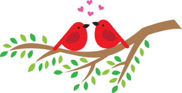 Free Lovebirds Graphic - Creative Outlet | Recas