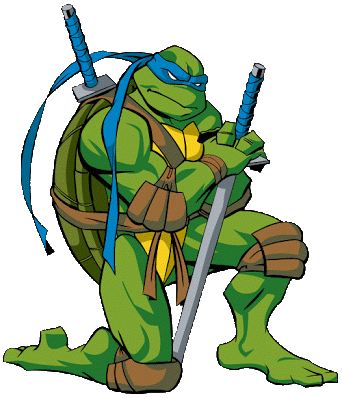 Teenage mutant ninja turtle leonardo clipart