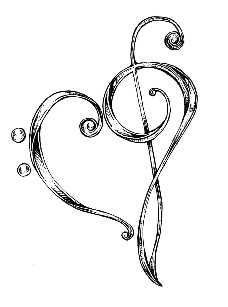 clipart music heart - photo #38