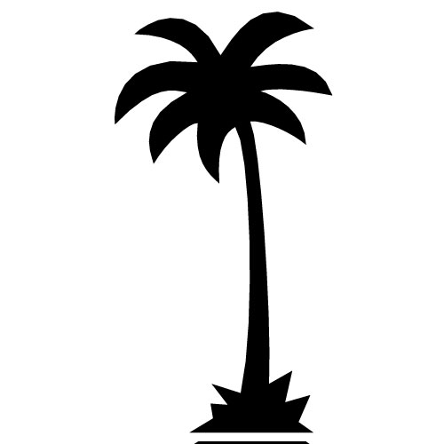 California Palm Tree Vector Outline - ClipArt Best