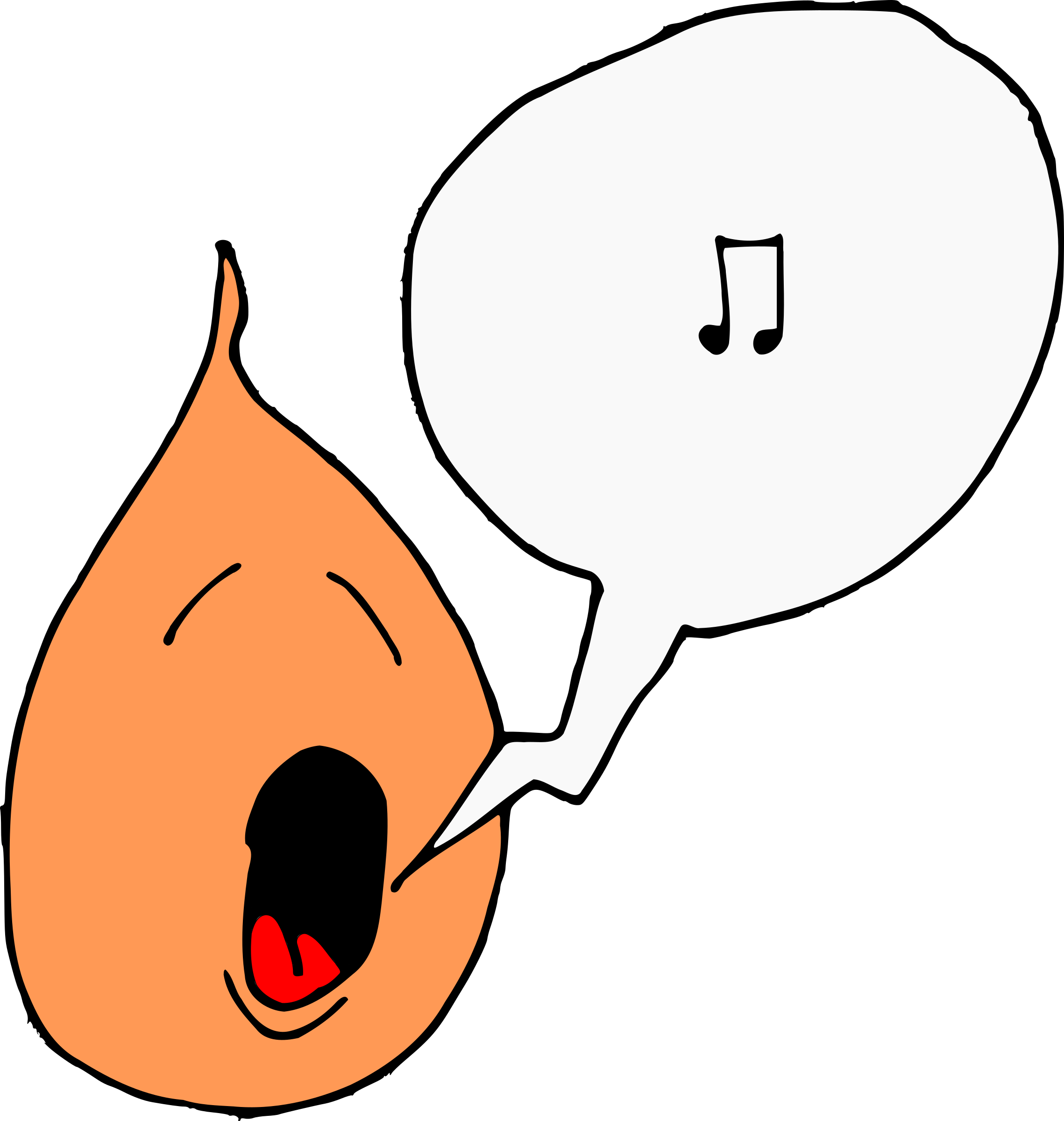 Clipart - Sing A Song