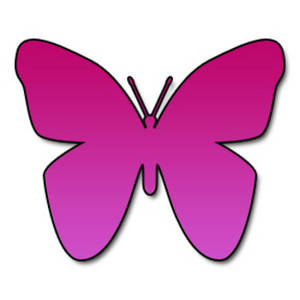 pink butterfly clip art – Clipart Free Download