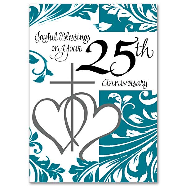 Joyful Blessings on Your 25th Anniversary - 25th Wedding ...
