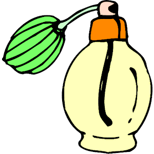 Perfume bottle cartoon clip art