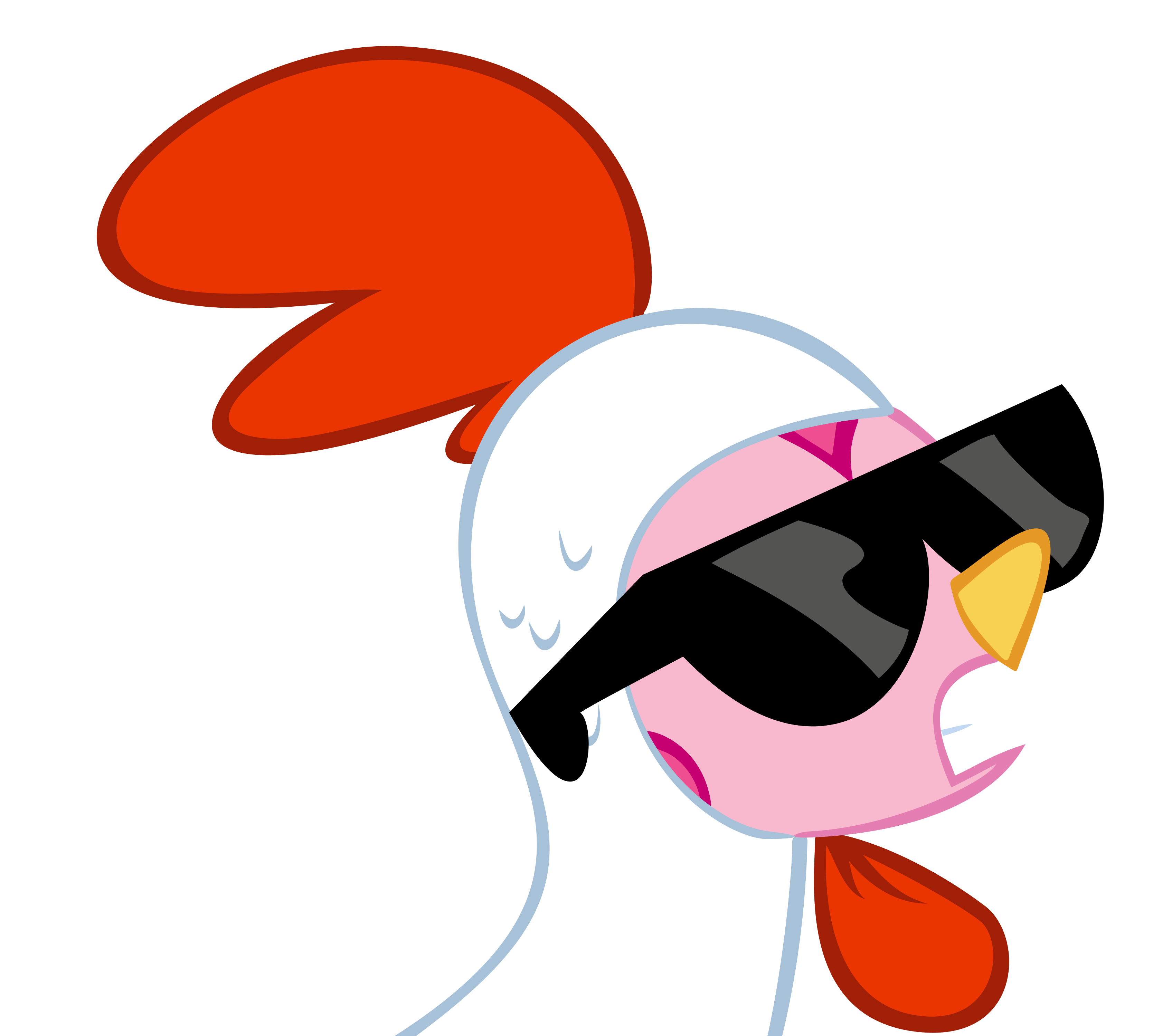 Cartoon Chicken With Glasses | Free Download Clip Art | Free Clip ...