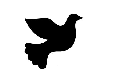 Free dove silhouette clip art – Silhouettes Vector