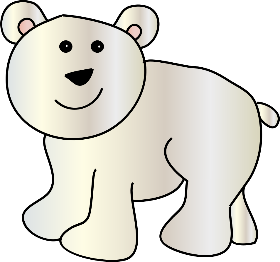 Clipart of polar bear