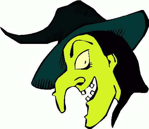 Witch With Wart Clipart