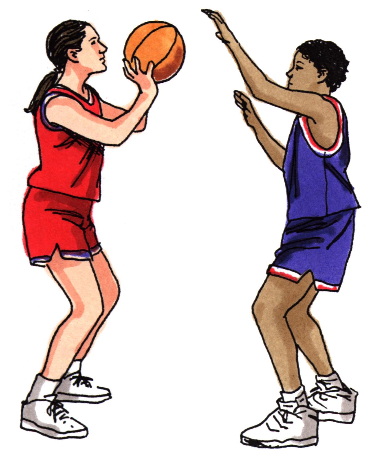 Pictures Of Girls Playing Basketball | Free Download Clip Art ...