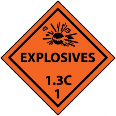 Explosives Signs - Flammable Materials Signs - Safety Signs ...