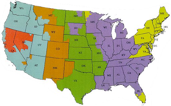 Maps: Usa Map Times