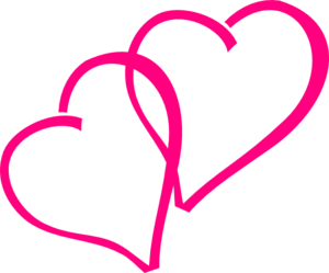 Pink heart clipart png