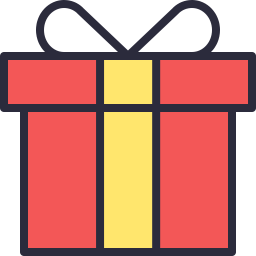 Gift Icon Outline Filled - Icon Shop - Download free icons for ...