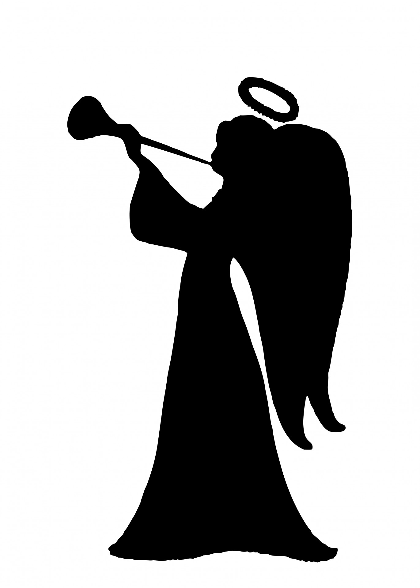 Angel Silhouette Clipart Free Stock Photo - Public Domain Pictures