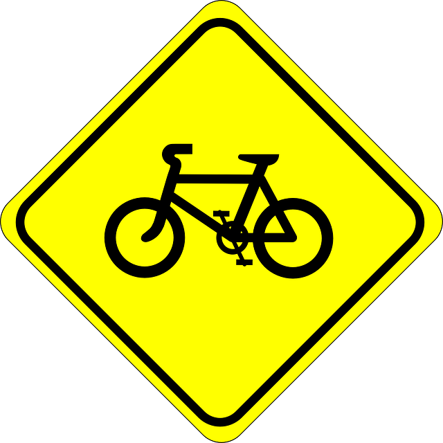 SIGN, SAFETY, CARTOON, SIGNS, BIKES, TRAFFIC - Public Domain ...