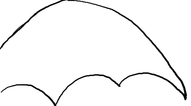Best Photos Of Bat Wing Printable Pattern Bat Wing Template Cut 