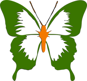 Green Butterfly Clipart - Free Clipart Images