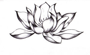 Lotus Flower Buddhist Drawing - ClipArt Best