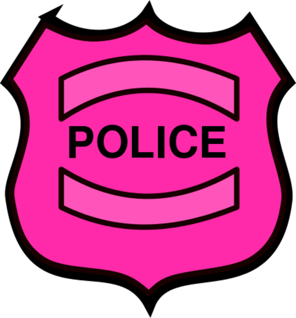 Police Badge - vector Clip Art