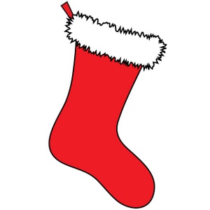 Stocking tree clipart