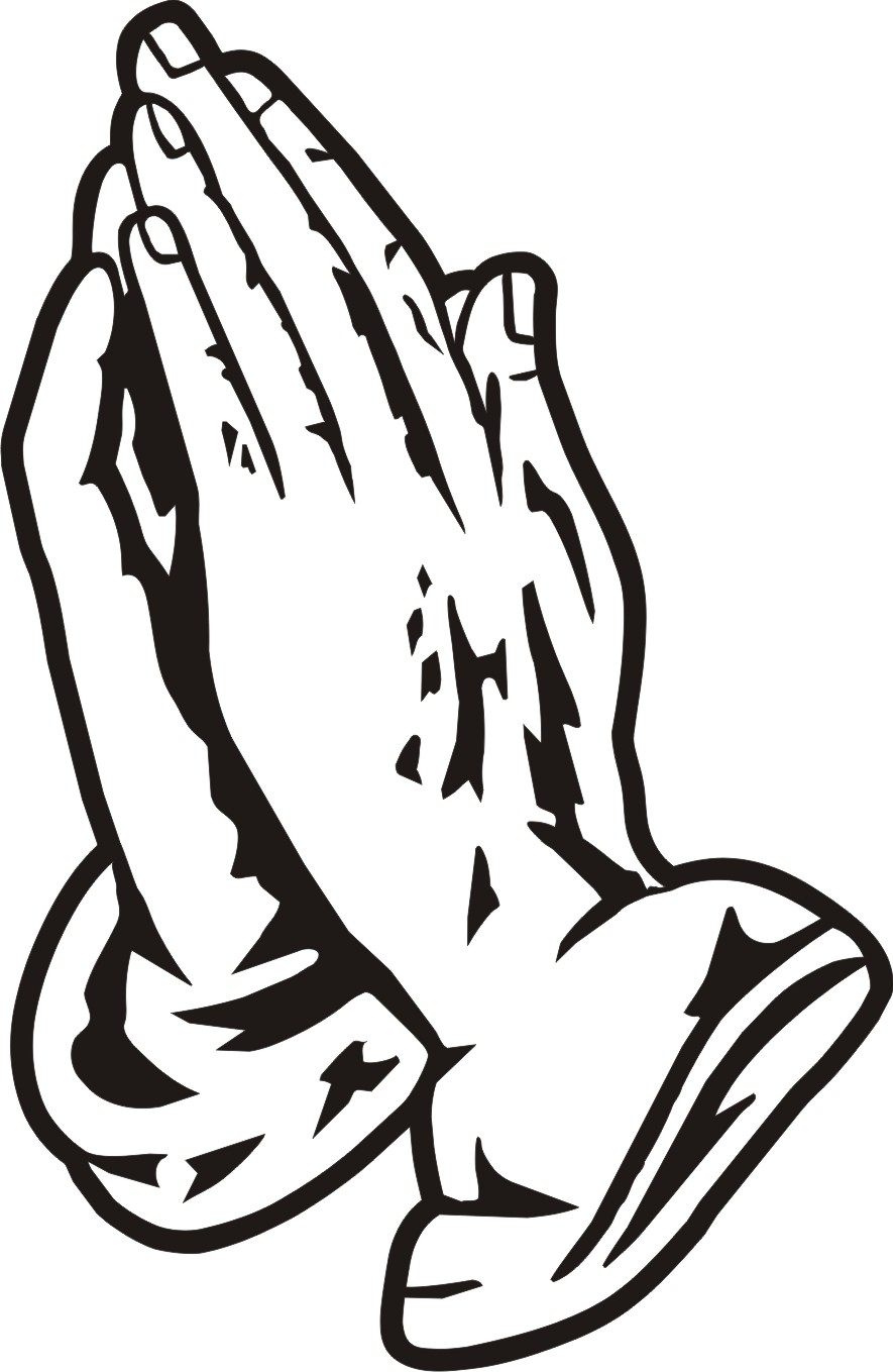 Praying Hands Coloring Sheet