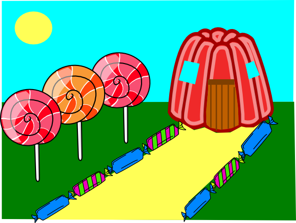Candy-land clip art - vector clip art online, royalty free ...