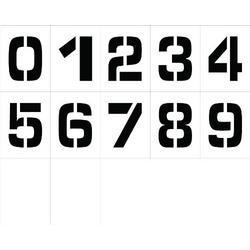 Number stencil set - TheFind