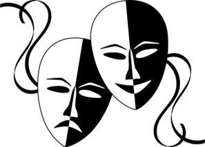 Drama Masks Dsf clip art - vector clip art online, royalty free ...