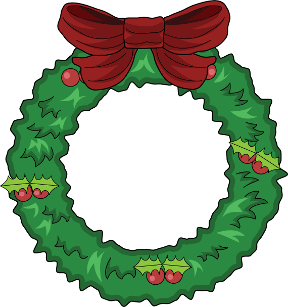 free clip art holiday wreath - photo #8
