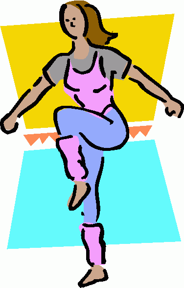 Funny exercise clip art