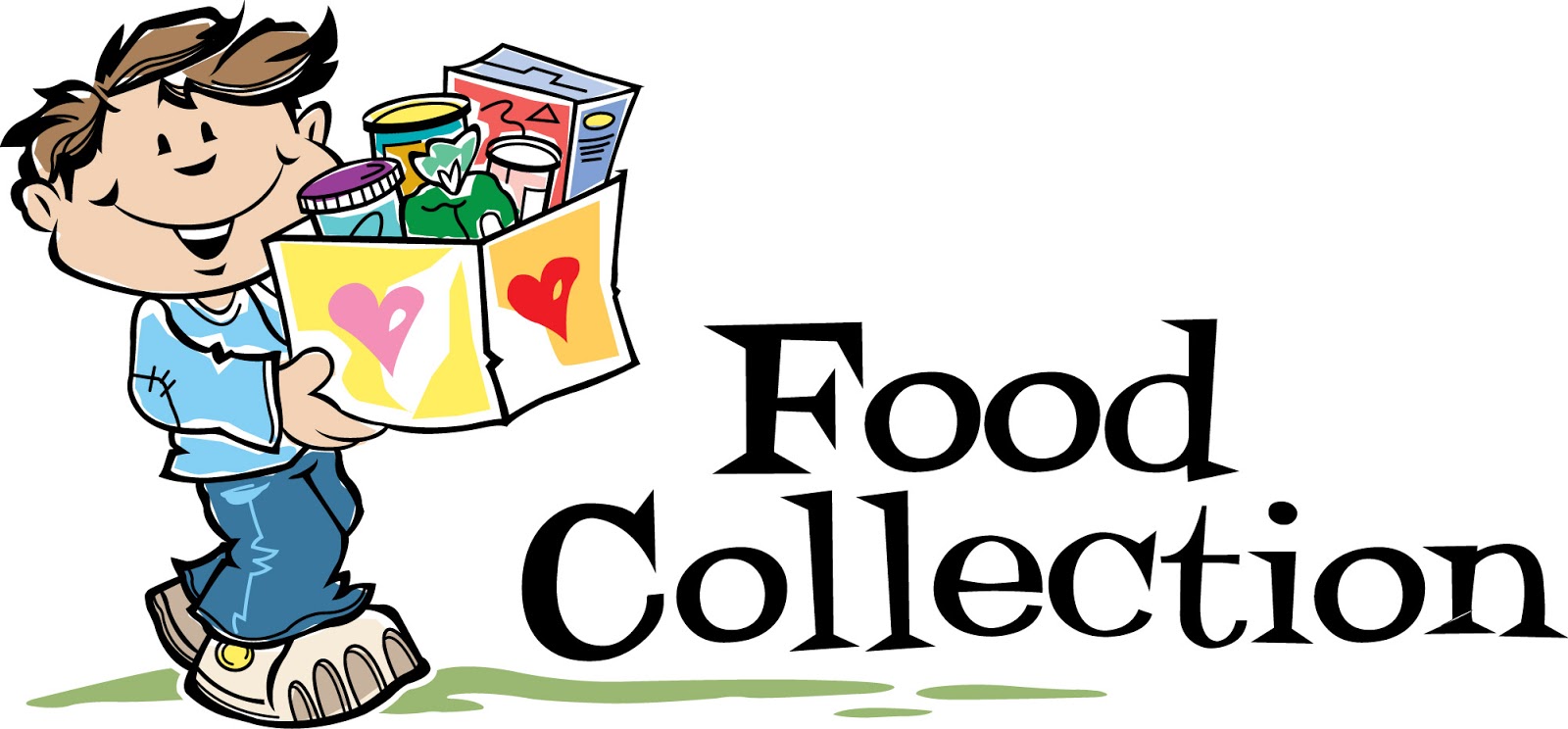 Food pantry donations clipart