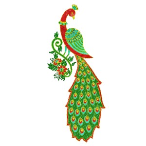 Peacock Border Designs - Free Clipart Images