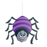 Funny Spiders - Clip Art Online Images