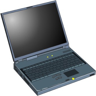 Laptop computer clipart