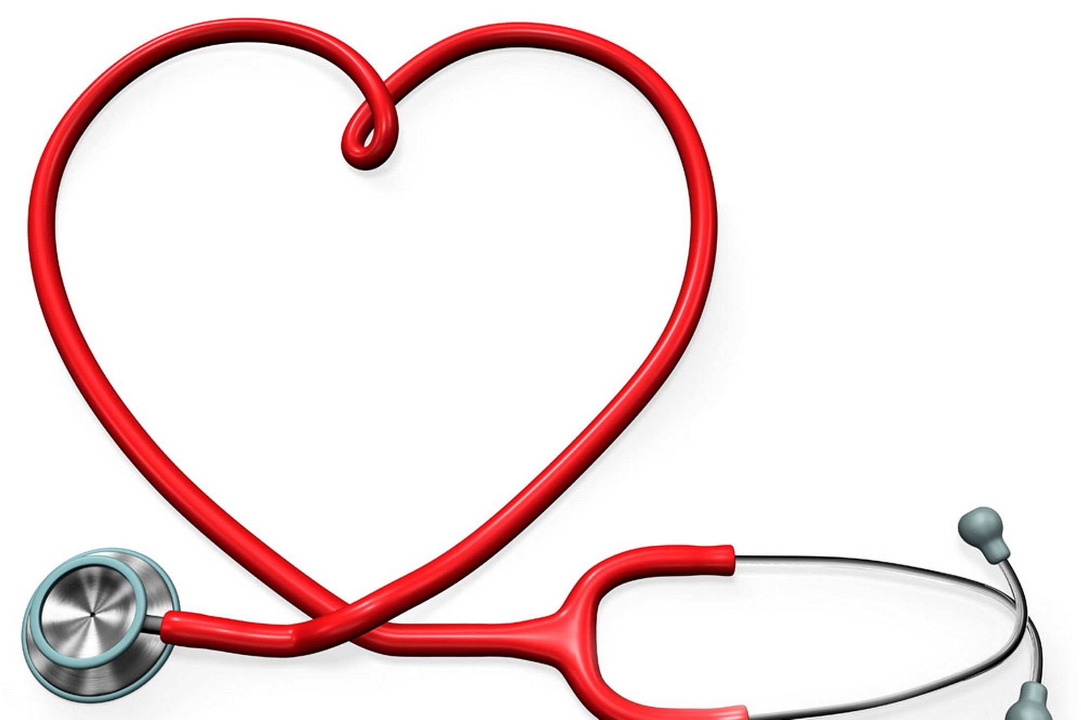 Heart With Stethoscope Clipart