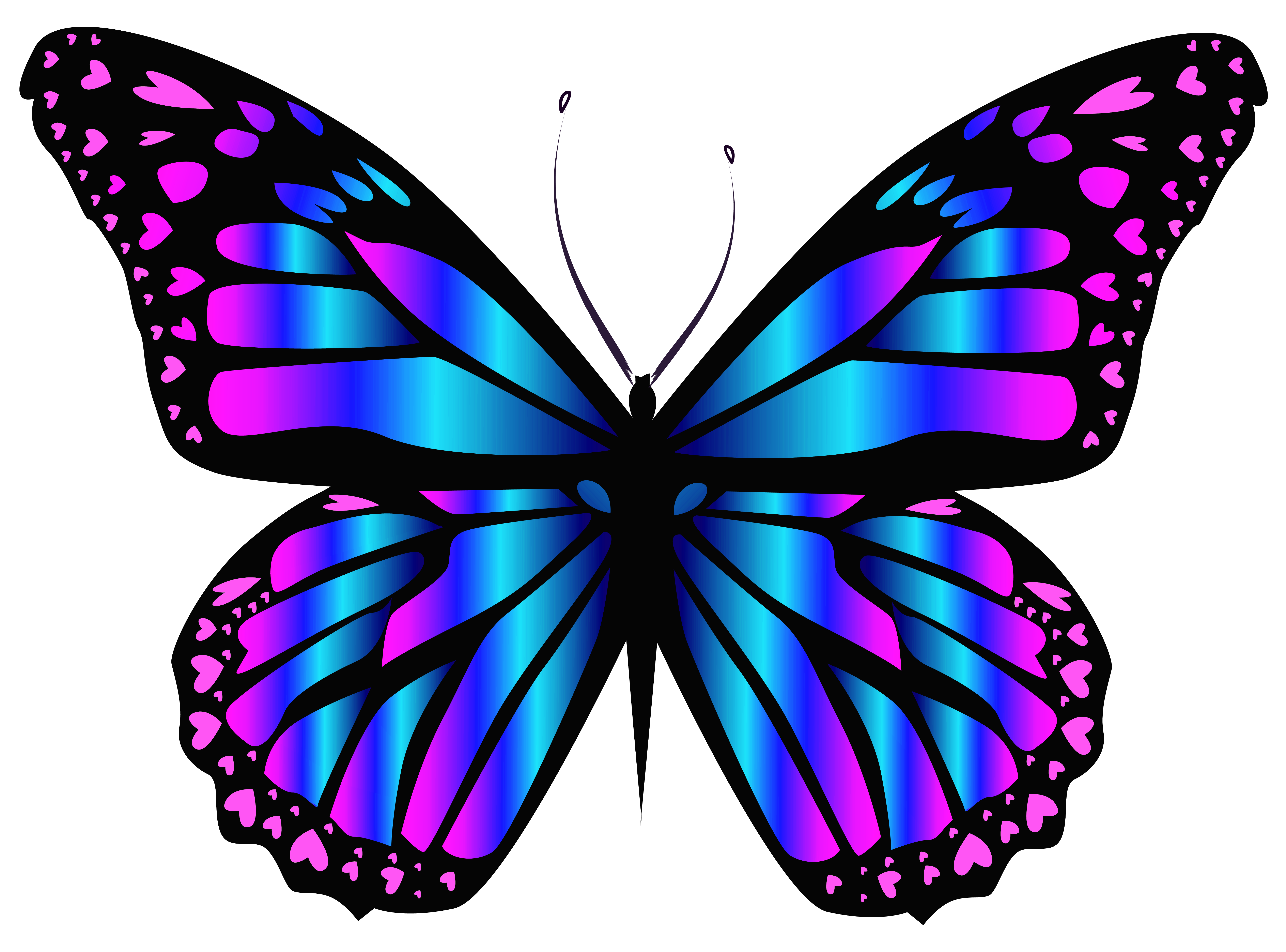 Purple Butterfly Clip Art - ClipArt Best