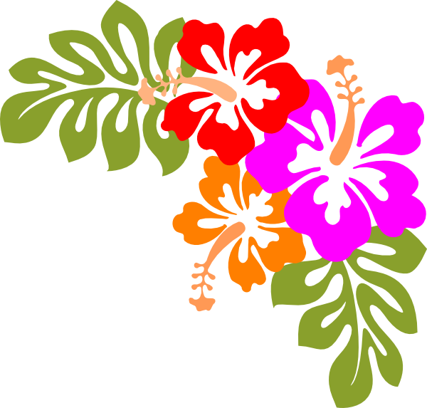 Hawaiian Luau Party Clipart