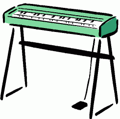 Music Keyboard Clipart