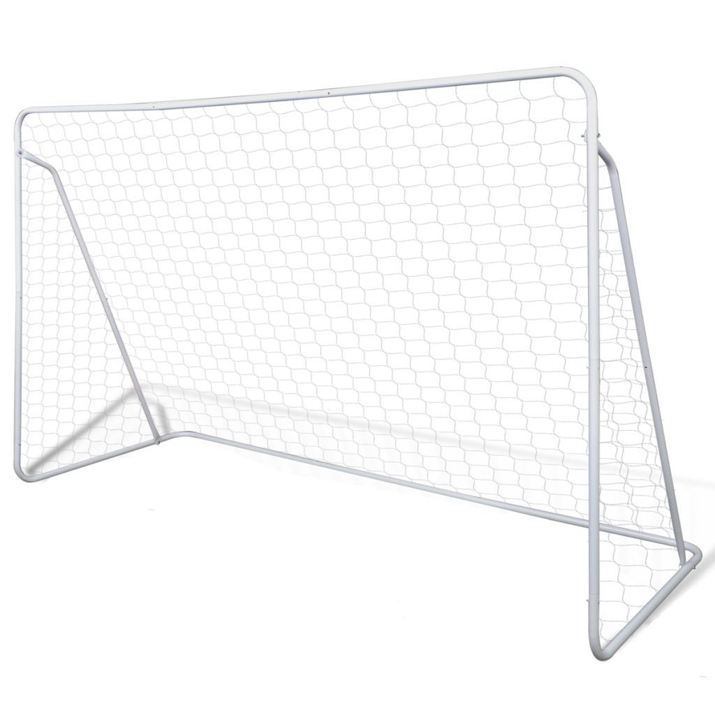 vidaXL.co.uk | Soccer Goal Post Net Set Steel 240 x 90 x 150 cm