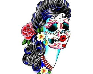 Sugar Skull Clip Art Clipart - Free to use Clip Art Resource