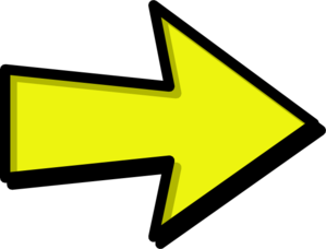 Yellow arrow clipart