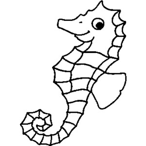Seahorse Coloring Pages - Free Printable Coloring Pages