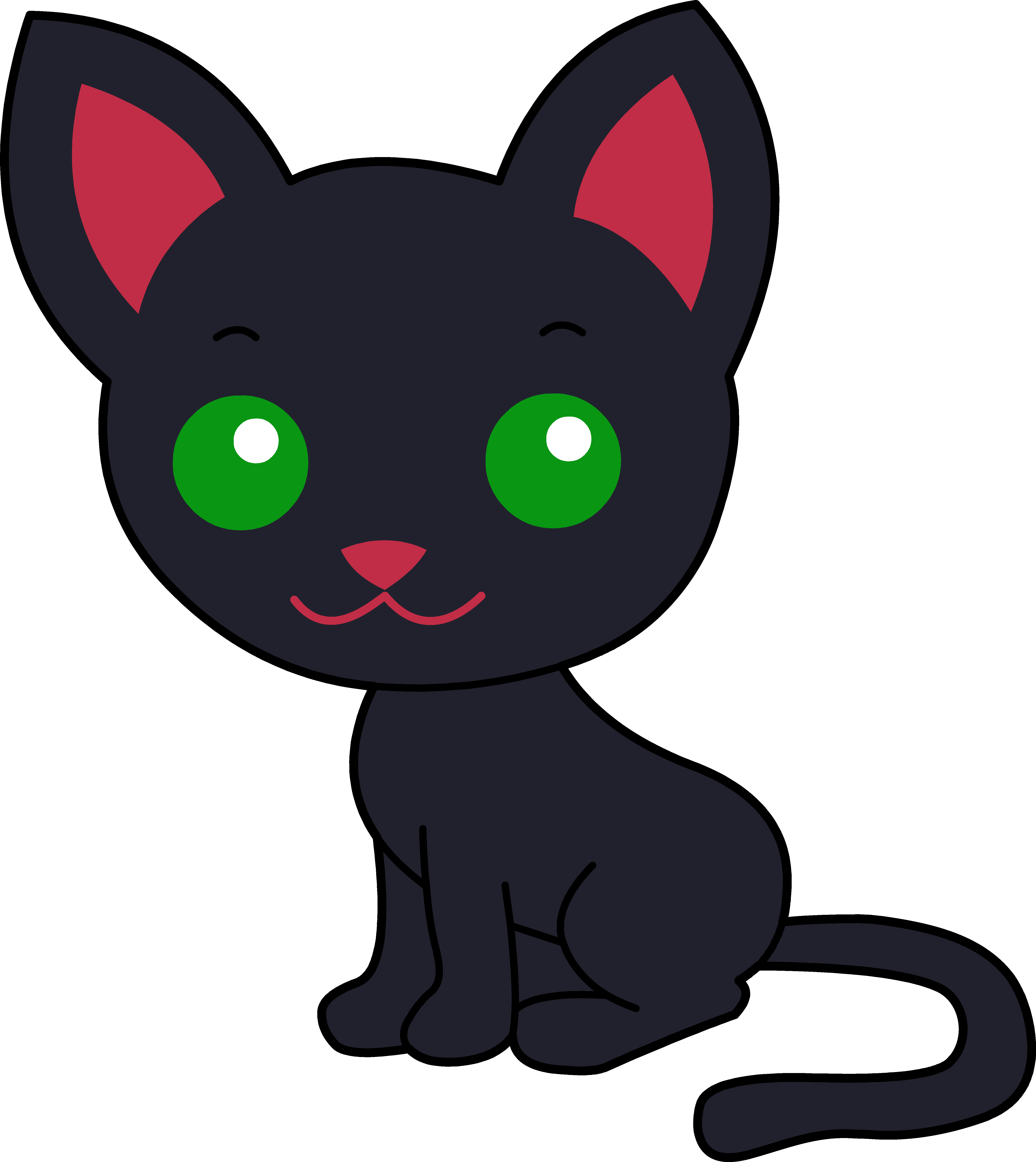 Cute Cat Clipart - Free Clipart Images